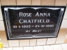 Rose Anna Whebell 1909-1988 Grave Australia