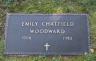 Emily Bullard CHATFIELD 1908-1982 grave