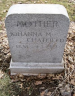 Johanna Marie WHITE 1850-1912 grave