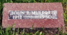 John Burnett MULFORD 1912-1950 grave