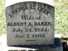 Lavinia Lucy CABLE 1824-1902 grave