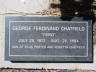 George Ferdinand CHATFIELD 1872-1894 grave
