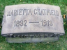Marietta E FREESE 1832-1913 grave