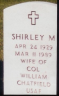 Shirley Mae Harriet OSWALD 1929-1989 grave