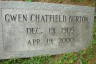 Gwendolyn Ann CHATFIELD 1905-2000 grave